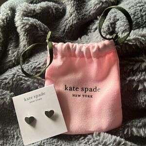 Kate Spade Heritage Spade Small Heart Stud Earrings